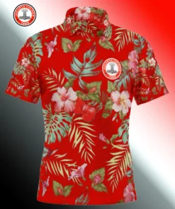 Hawaian Viking Red Polo